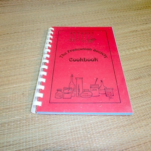 Vintage Cook Book - &quot;The Franconian Society&quot; Cookbook