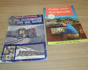 2 Vintage Model Railroad Publications - Railroads You Can Model- Plus Practical Guide To Model Railroading