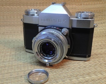 Zeiss Ikon Contaflex 35mm Camera with Case Very Nice!