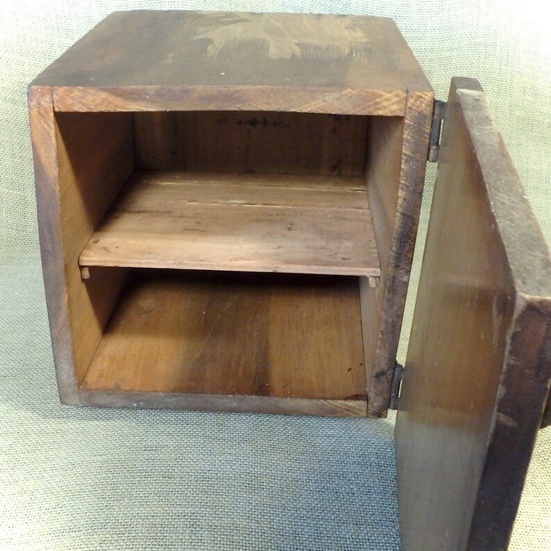 Unusual Cabinet Storage Box Handmade Solid Hardwood Of Etsy