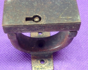 Vintage Antique Brass Lock for Pool Cue - Eagle Lock Company