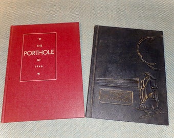 Porthole Yearbooks 1946 and 1947 - Teachers College High School, Charleston, Illinois