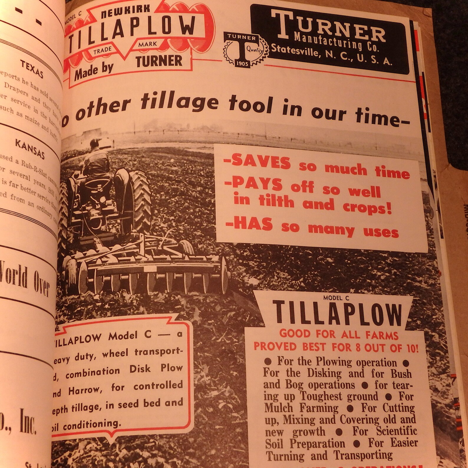 Seasonal Farm Equipment Catalog 1953 Midcontinent Sales Etsy