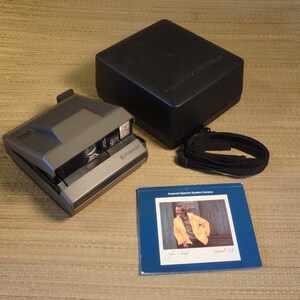 Polaroid Spectra System Camera - Case, Owners Manual and Carry Strap