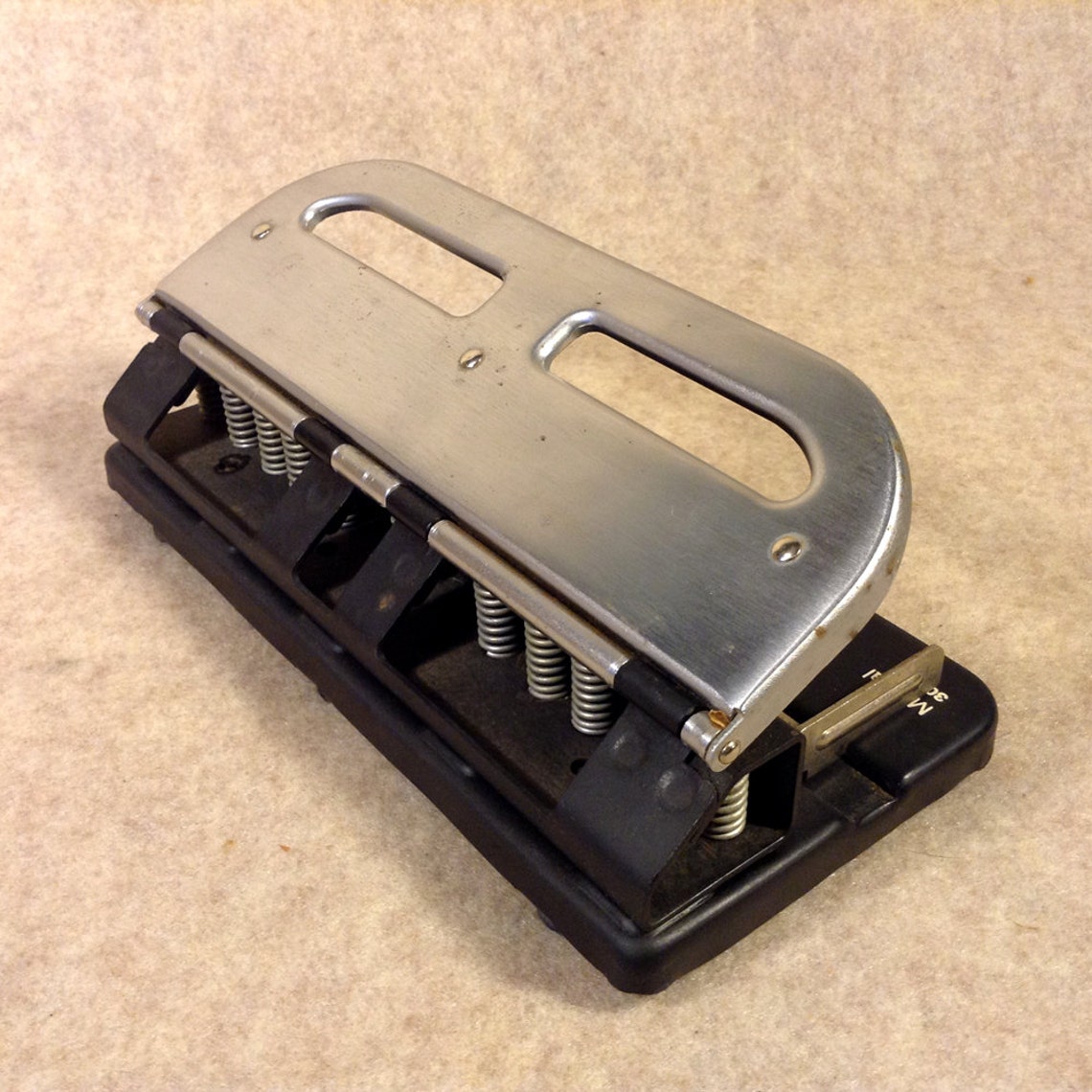 Vintage Paper Punch up to 4 Holes at a Time Mutual Number Etsy