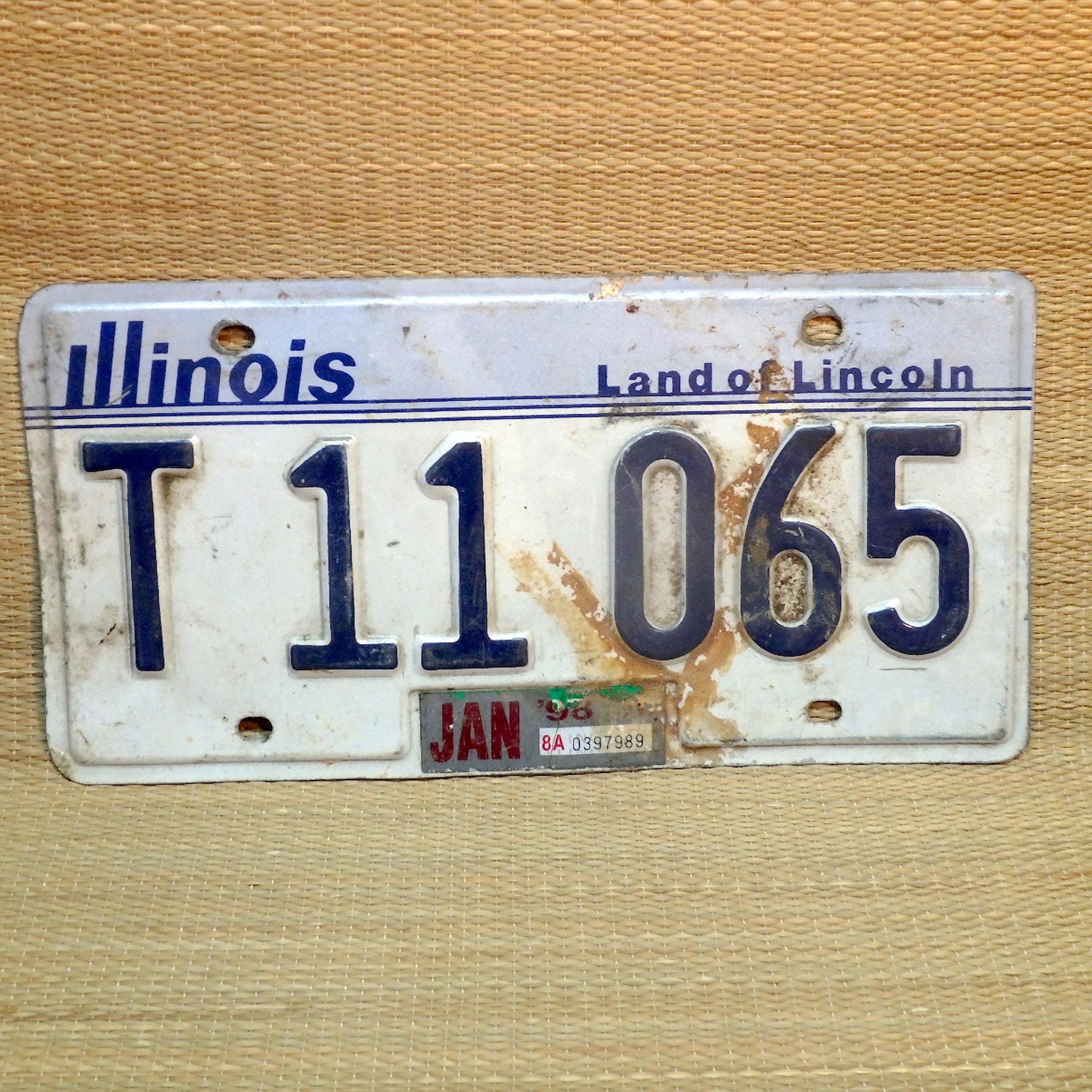 Illinois License Plate - 870-JGI - Land of Lincoln - Etsy