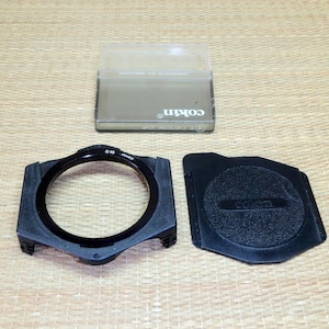 Vintage Cokin  Filter Holder, Cap, 55mm Ring, Spot Incolor 2 Filter A 61