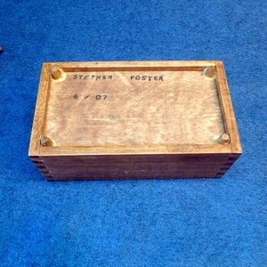 Wooden Trinket Box Made From Repurposed Recycled Wood Boards image 10