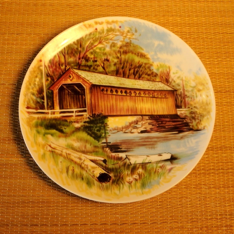 Beautiful Set Of 4 Decorative Plates Classic Country Etsy
