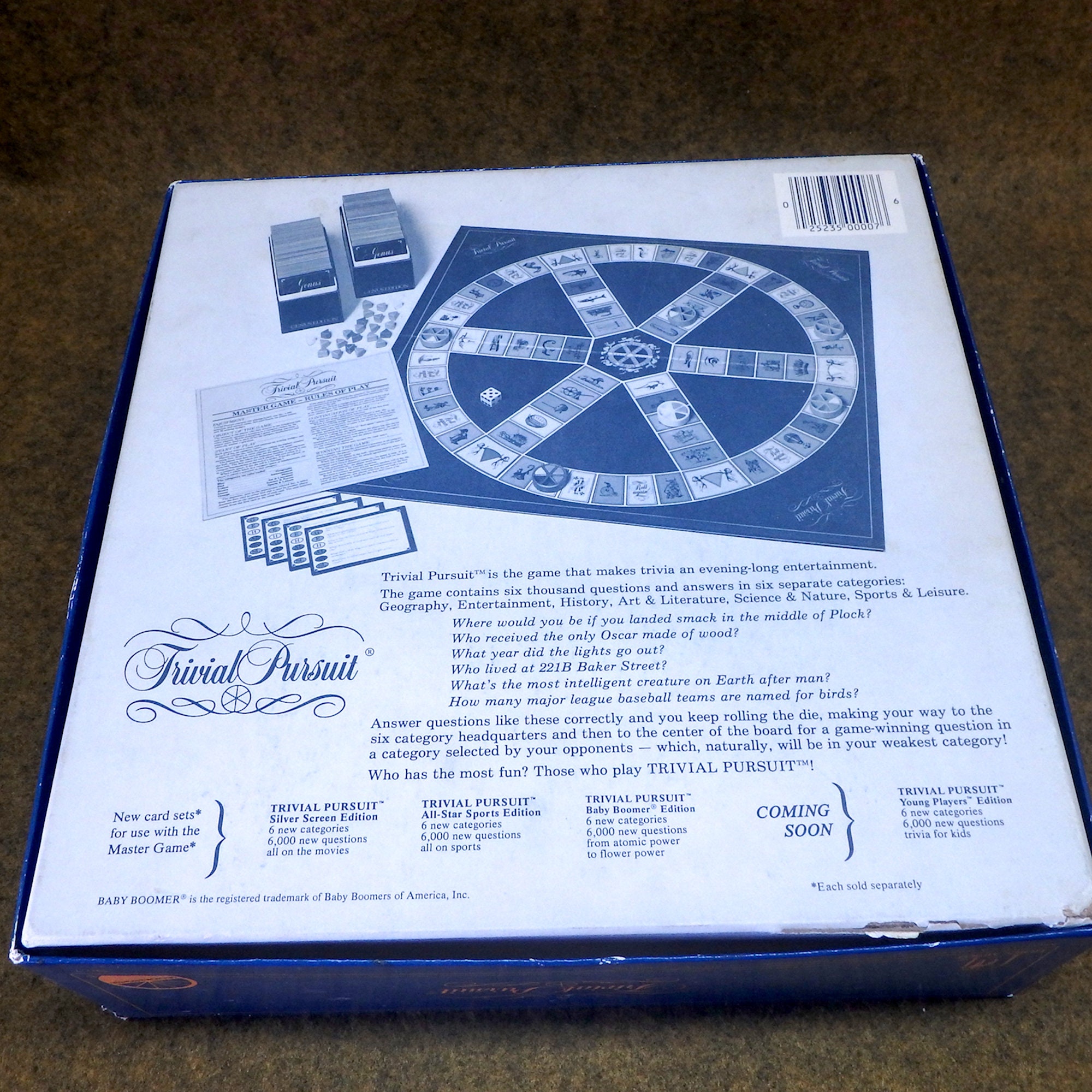 Trivial Pursuit Master Game Genius Edition (Board Only)