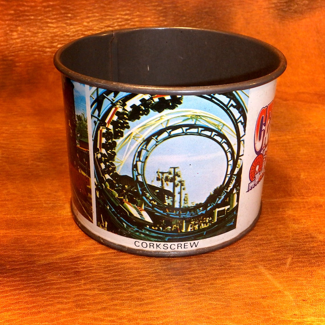 Cedar Point Tin Cup Amusement Park Souvenir Prize Etsy Israel