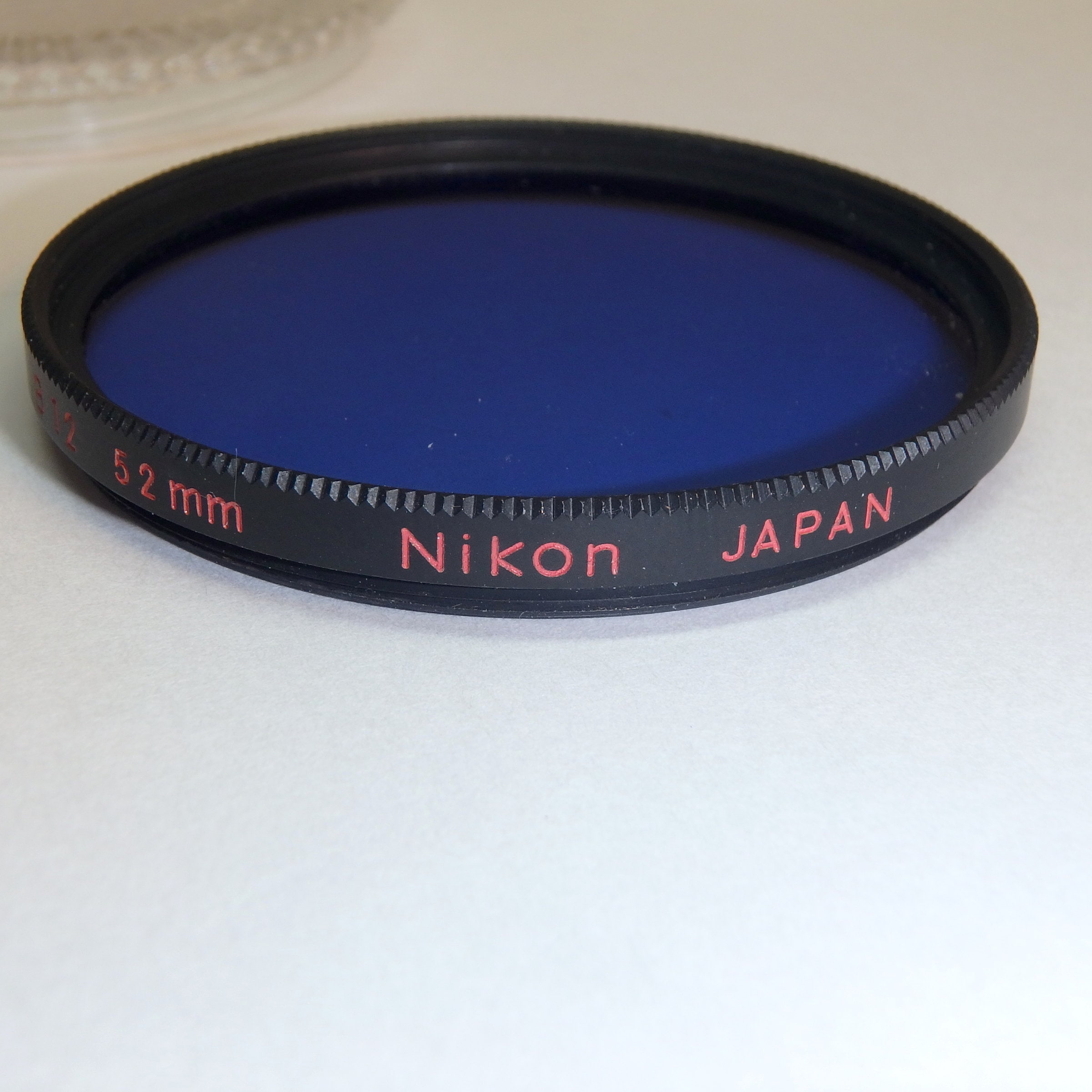Filtre Nikon B12 52mm Bleu - Avec Boîte, Notice Et étui - Occasion