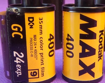 3 Rolls Of Kodak 35mm Film - Expired Film - 72 Exposures Total
