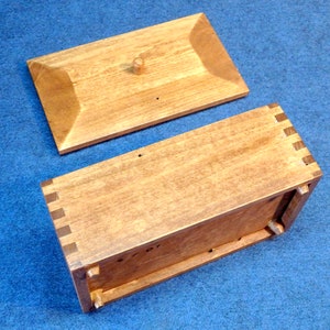 Wooden Trinket Box Made From Repurposed Recycled Wood Boards image 4