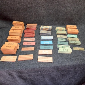 Vintage Coin Wrappers - Paper Coin Tubes - Penny -Nickel - Dime - Quarter - Various Manufacturers