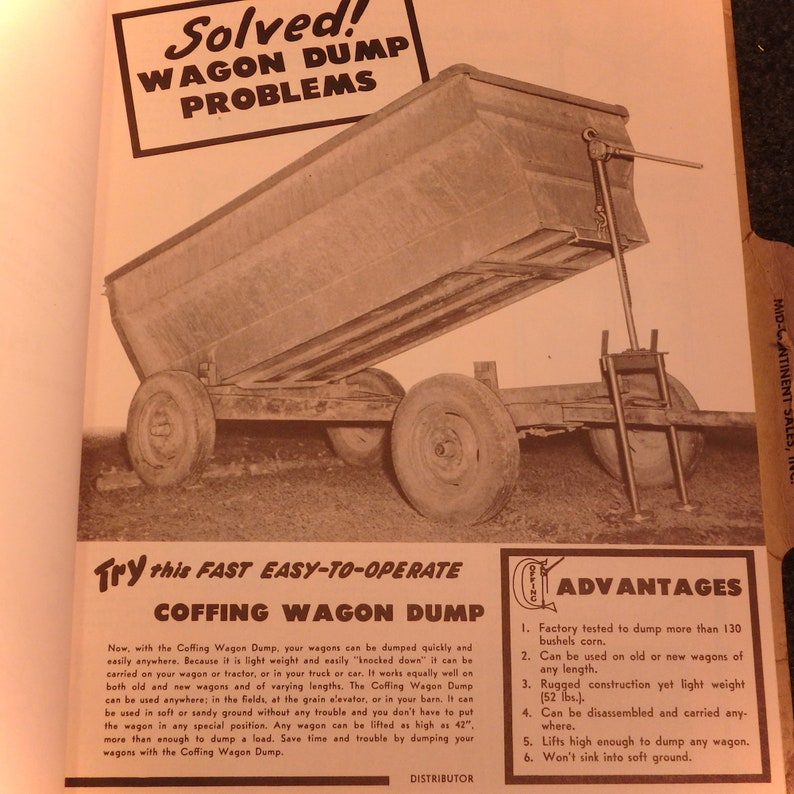 Seasonal Farm Equipment Catalog 1953 Midcontinent Sales Etsy