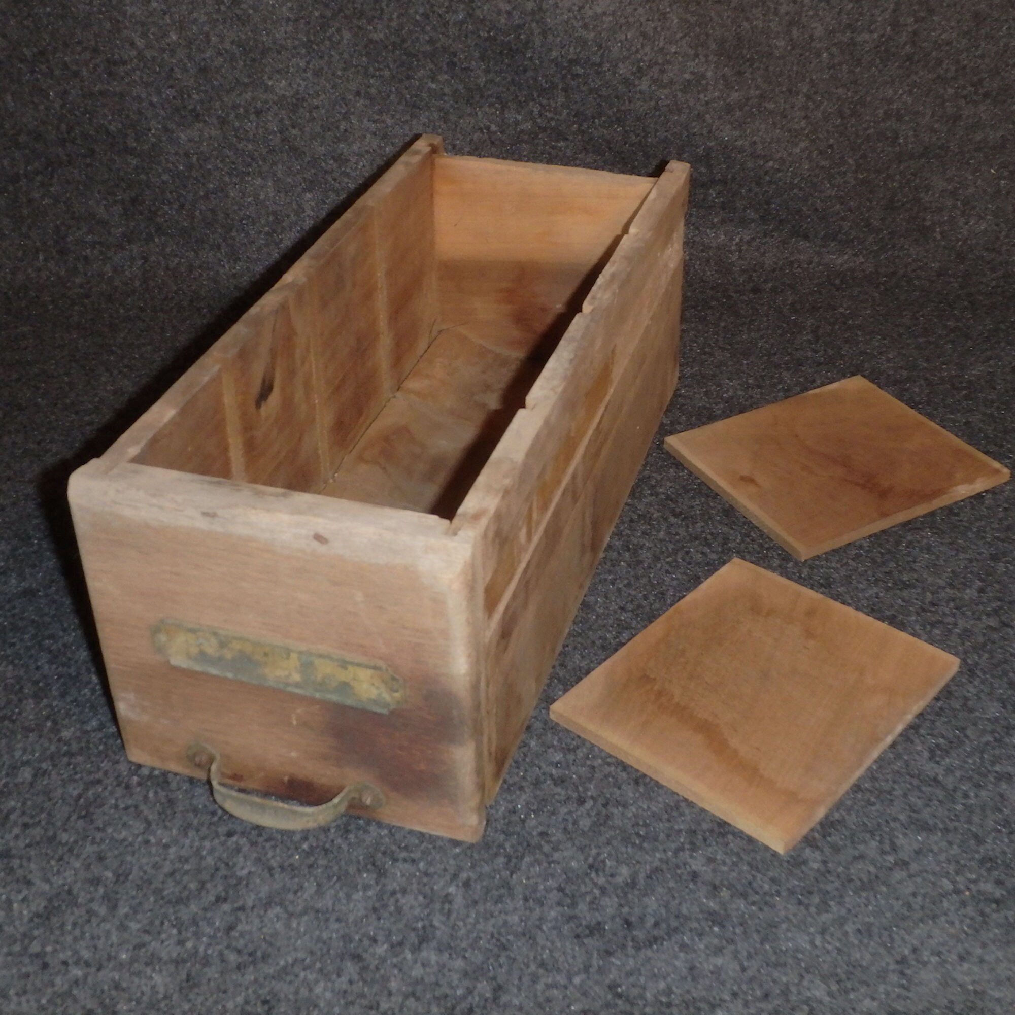 Cajón de almacenamiento de madera del gabinete de la | Etsy