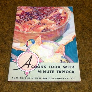 Vintage Cook Book By Minute Tapioca Company c. 1931