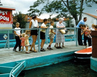 Set Of 5 Images 1960s Coney Island Amusement Park, Ohio - Set Of 5 Images