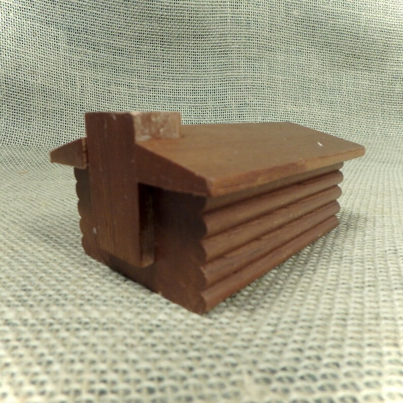 Log Cabin Incense Burner Vintage All Wood Old Souvenir Or Etsy