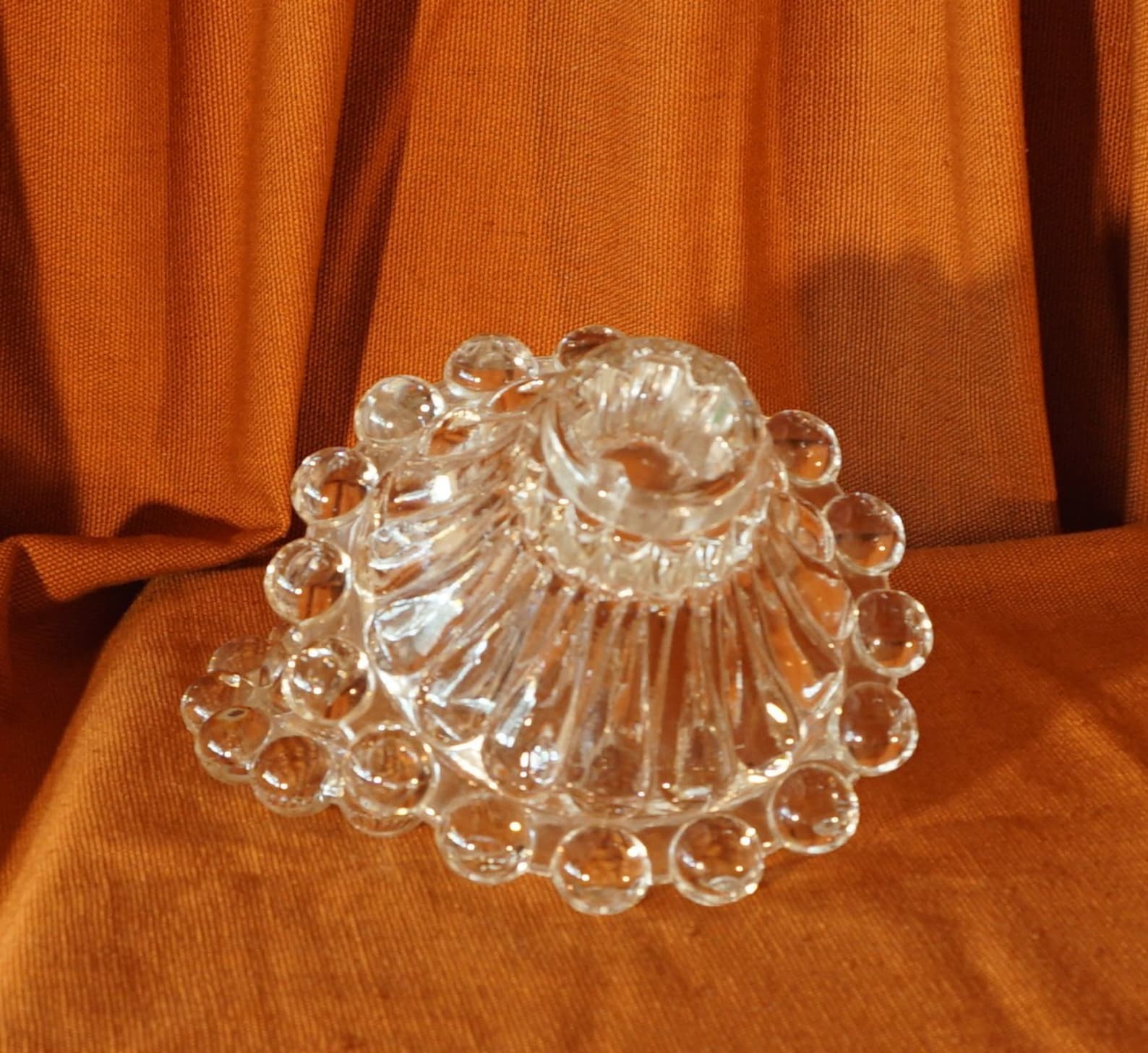 Vintage Candlewick Candle Holders by the Imperial Glass Co. Made in