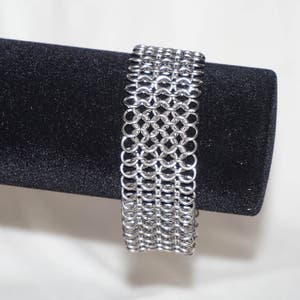 European 4 in 1 sheet bracelet, stainless steel.