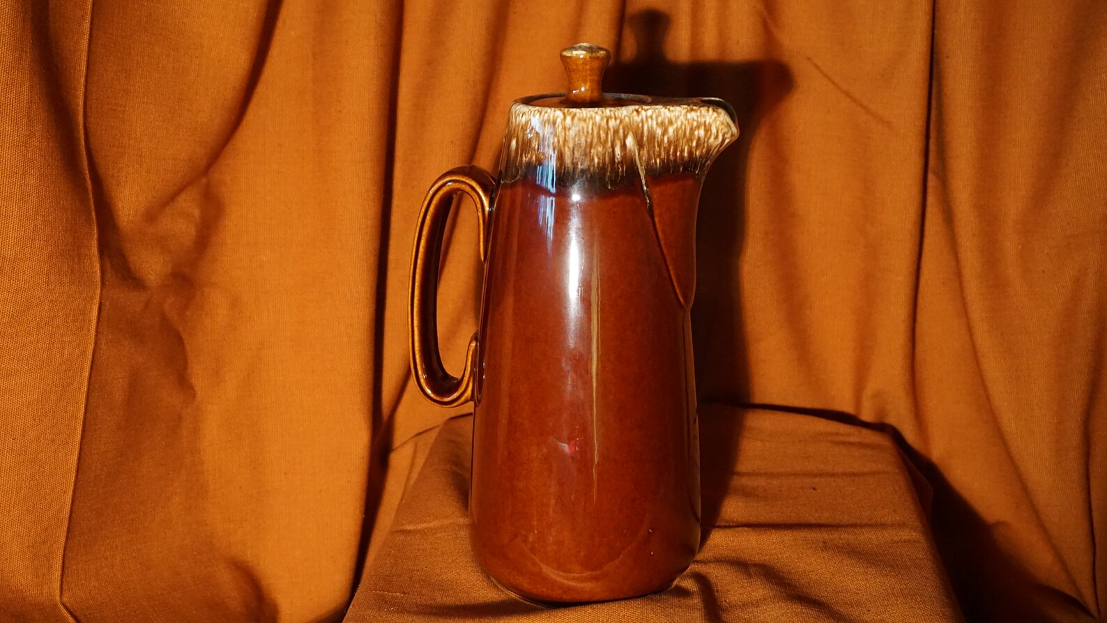 Vintage Hull 1940s Brown Drip Coffee Carafe With Locking Lid Etsy UK