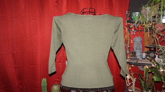 Vintage Clio Knit Sweater with Beads - image 5