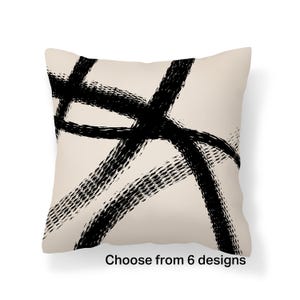 Neutral Throw Pillow Covers, Neutral Pillow Collection, Beige Pillow Cover, Tan Pillow Cover, Abstract Art Pillow Covers, 14x14 Pillow Cover