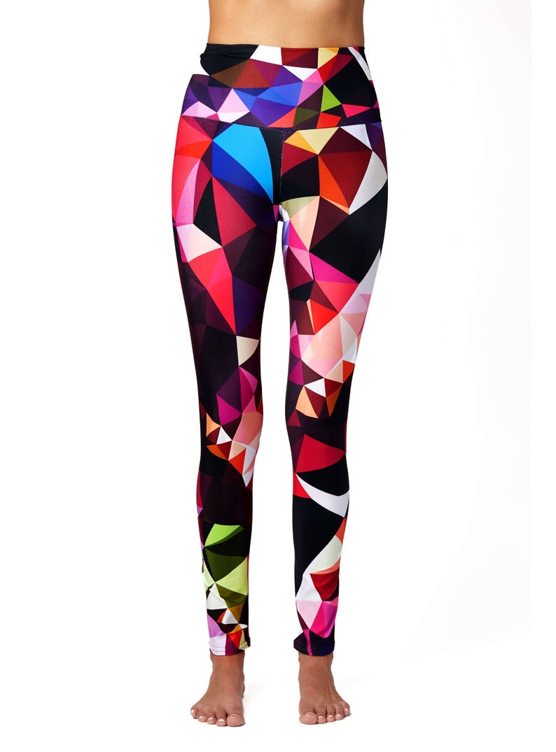 geometric yoga pants