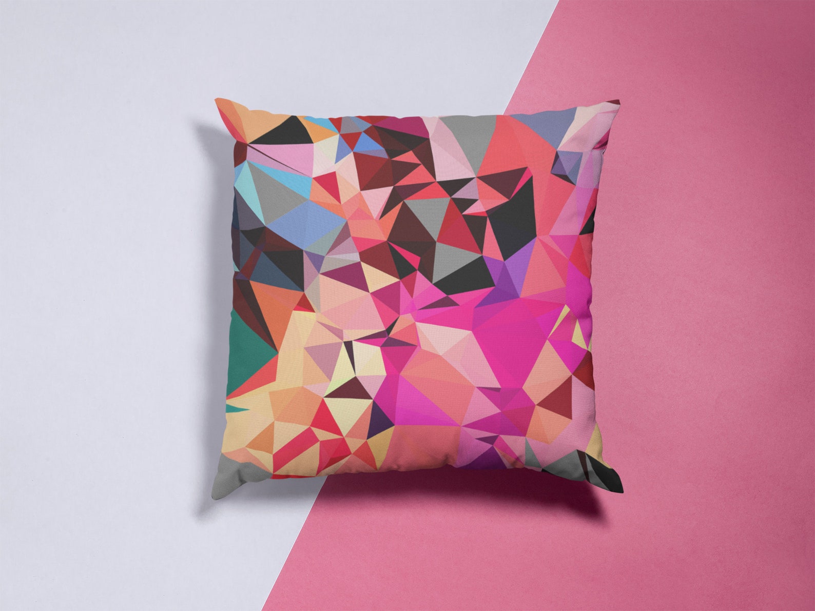 Pink Boho Pillow Cover Pink Pillow Cover Pillow Cover 16x16 Etsy