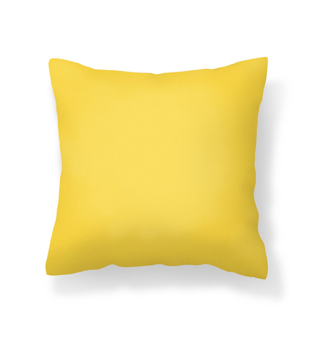 Yellow Pillow Cover, Yellow Pillow Cover, Solid Yellow Pillow Cover, Decorative Pillow, Throw