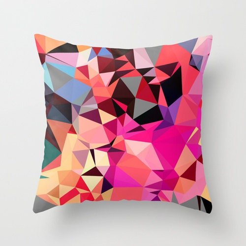 Pink Boho Pillow Cover Pink Pillow Cover Pillow Cover 16x16 Etsy