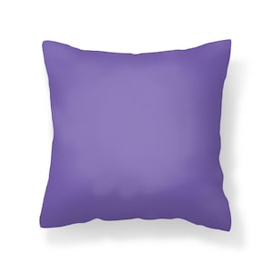 Purple Outdoor Pillow, Square or Lumbar, Insert Included,  Patio Decor, Waterproof and Mildew Proof Pillow, 18x18 inch Outdoor Pillow
