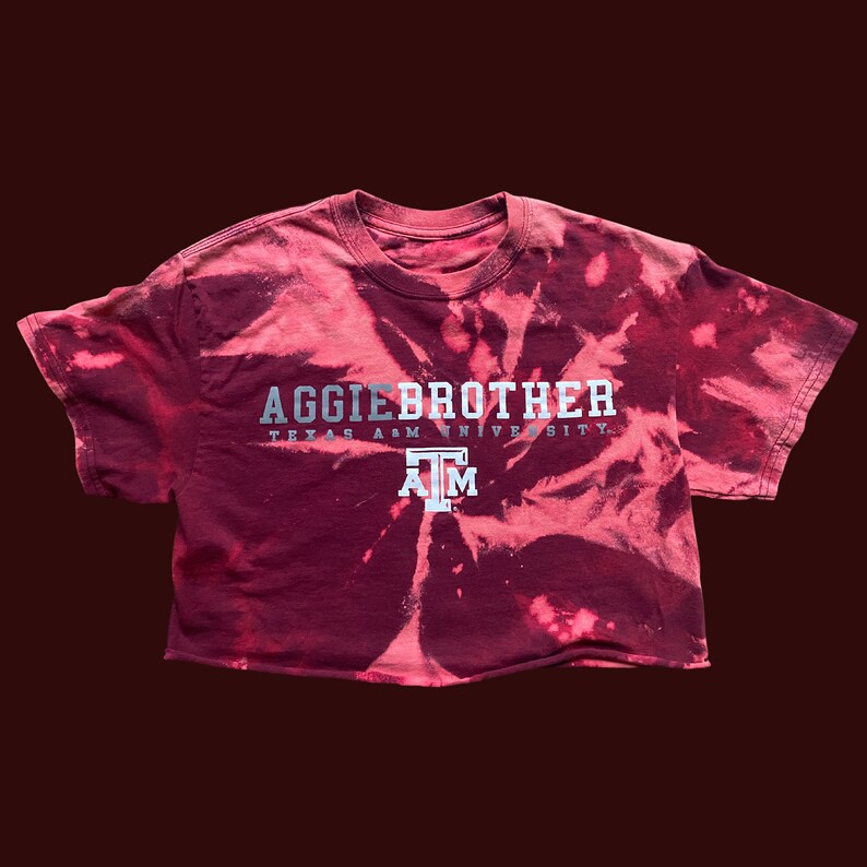 bleach dye crop top