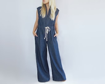 Denim jumpsuit