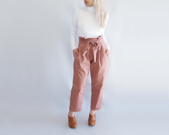 dusty rose pantsuit