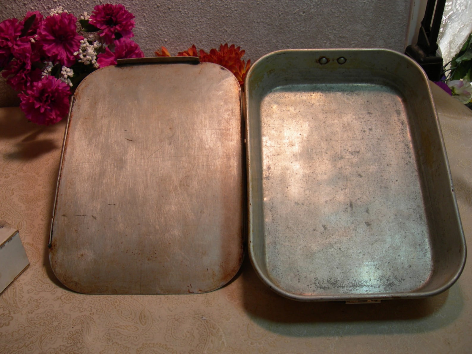 Vintage Wear Ever 2612 Tacuco Aluminum Cake Pan With Sliding Etsy