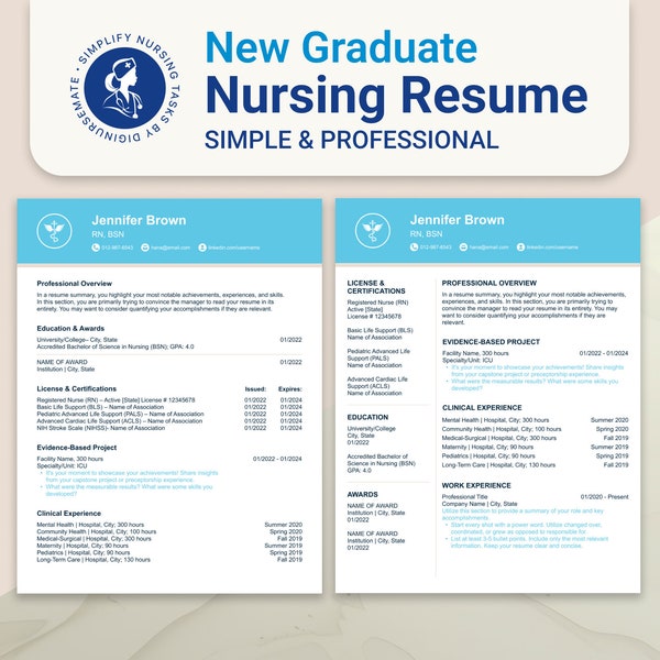 New Grad Registered Nurse Resume - Il 600x600.5987656915 L9h3 