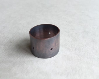 Rustic copper ring