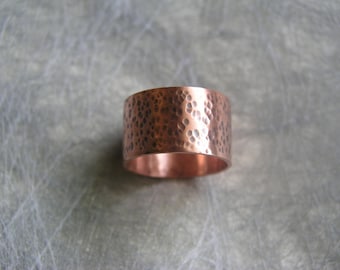 Hammered Copper Ring