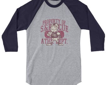 Captain of the Squad 3/4 sleeve raglan shirt
