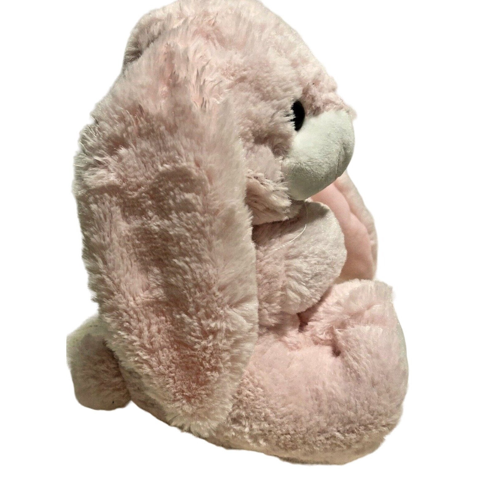 Bunny Rabbit Pink White Plush Stuffed Toy Kellytoy Kids Easter Bunnies ...
