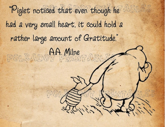Set of 5 Classic Winnie the Pooh and Piglet Cards - Instant Download 5 PDFs - Pooh Stationery Classic Pooh Cards Pooh Thank You Cards Piglet Il_570xn