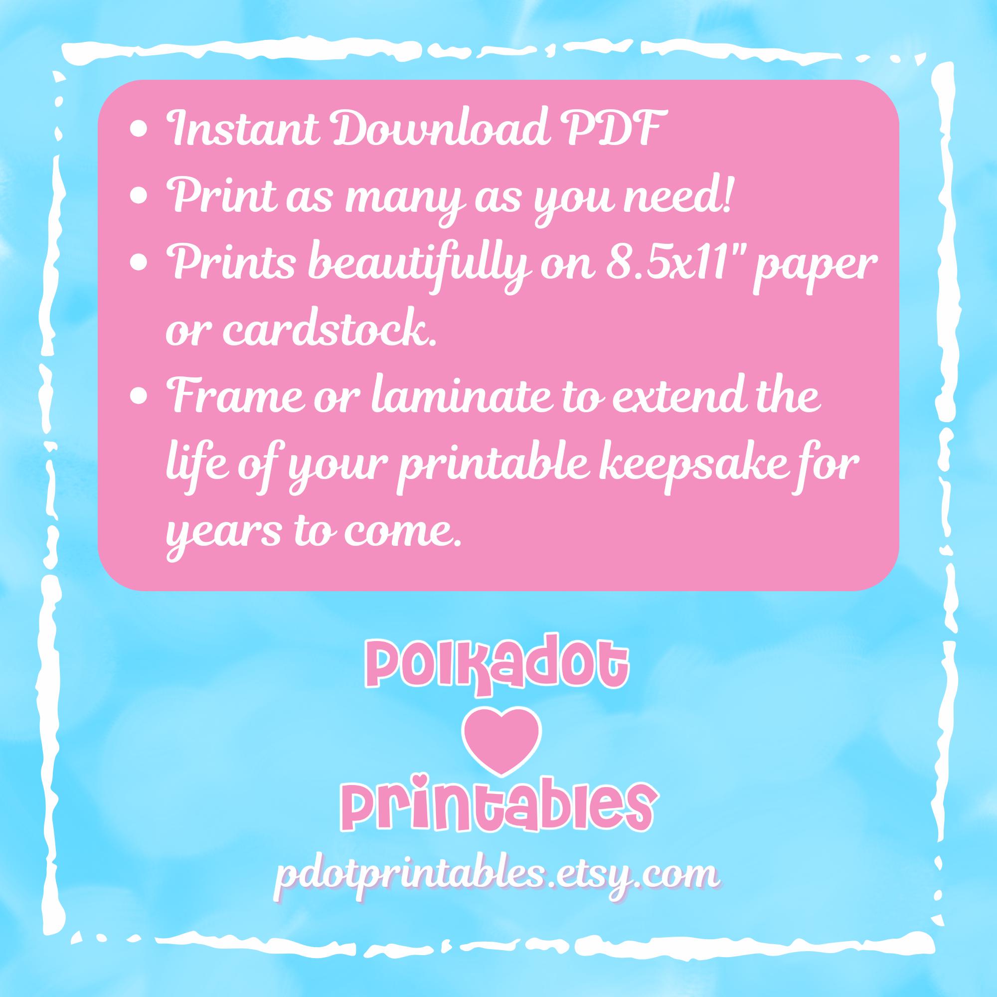 All About My Pawpaw Father's Day Keepsake Questionnaire