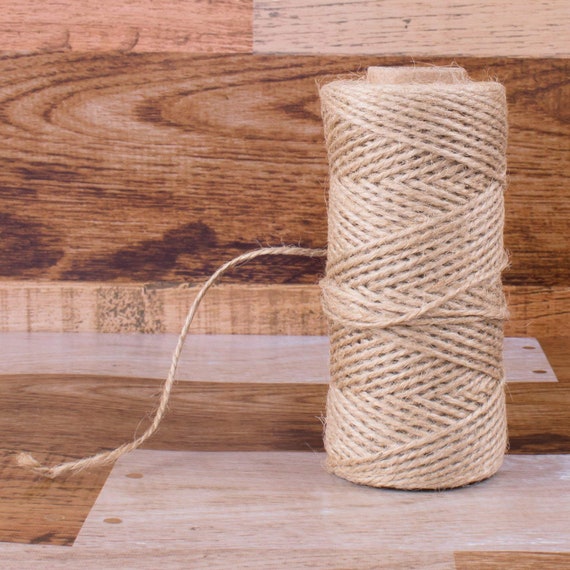 300 ft Natural Color Jute Twine String for Parties, Weddings, Arts & Crafts, Gift Wrapping, Garden Planting, School Project Supplies Il_570xn
