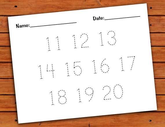 Igarni: Preschool Number Tracing Worksheets Pdf