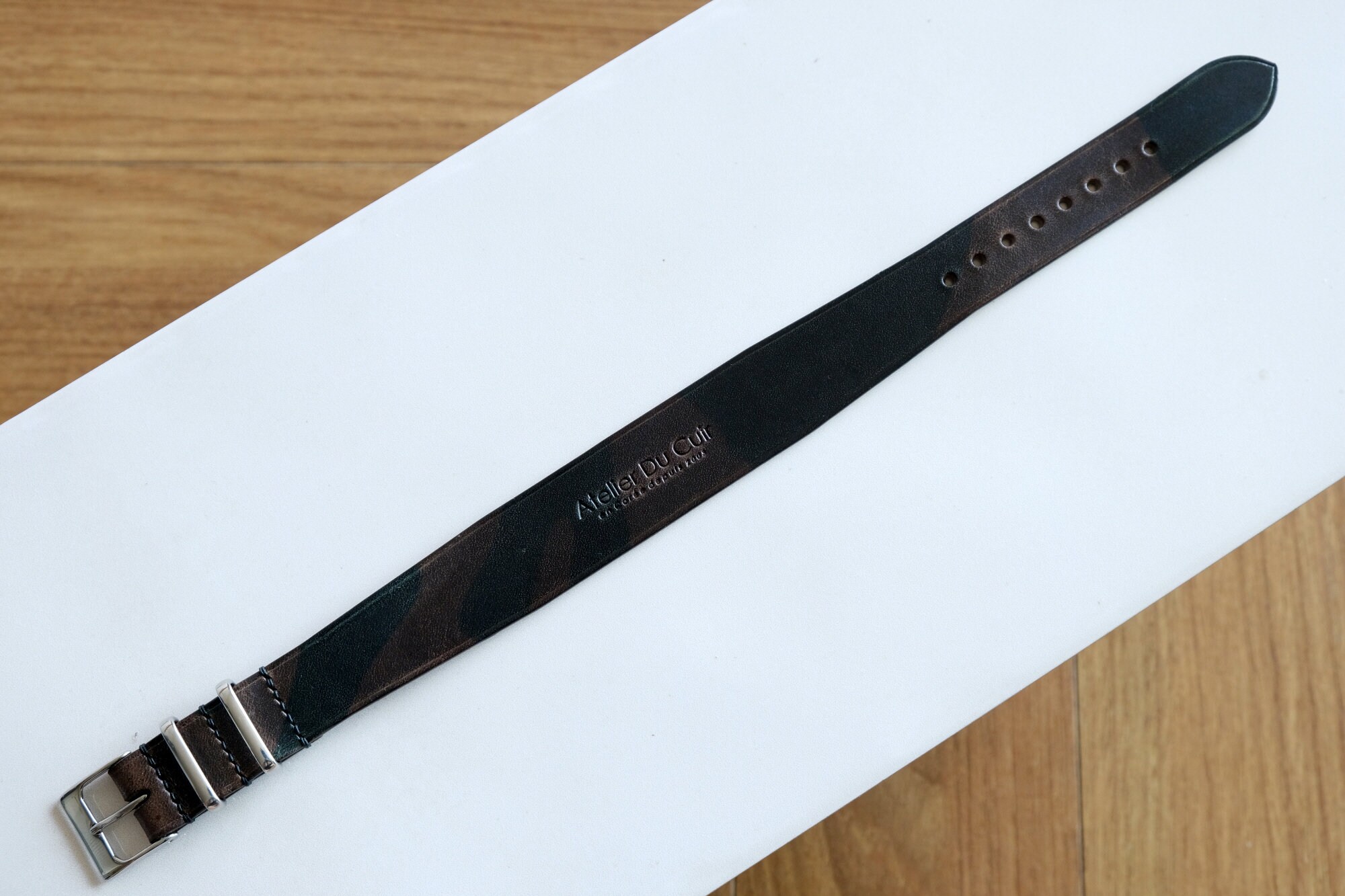 Leather Vintage Single Pass Watch Band/strap From Atelier Du