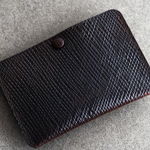 Atelier Du Cuir Simplet "SNAP" portacarte/portacarte Metta Catharina culatta shell cordovan