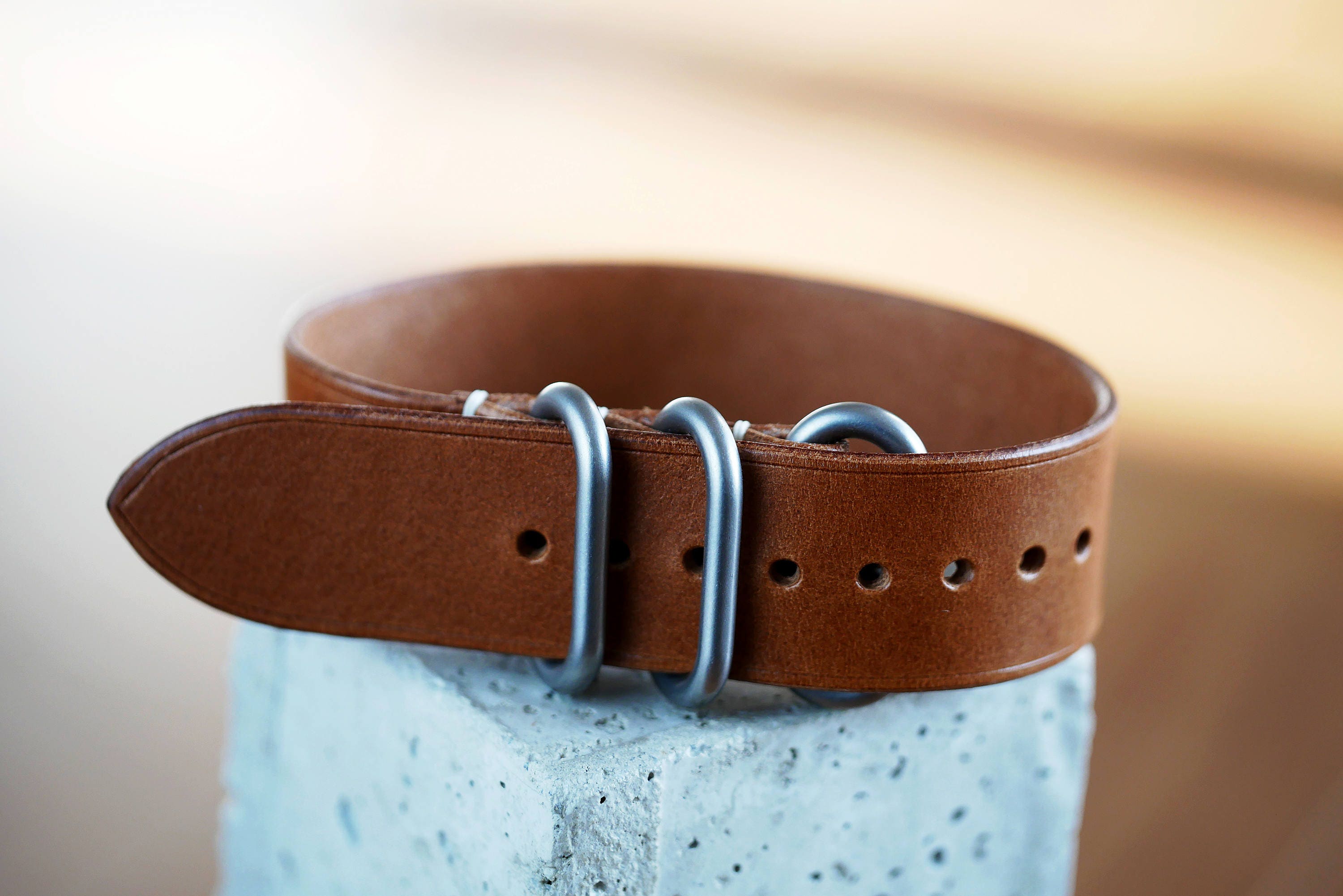 Leather zulu watch band/strap From Atelier Du Cuir 100 Etsy